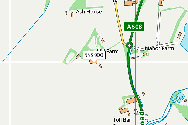 NN6 9DQ map - OS VectorMap District (Ordnance Survey) NN6 9DQ map - OS VectorMap District (Ordnance Survey)