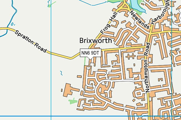 NN6 9DT map - OS VectorMap District (Ordnance Survey) NN6 9DT map - OS VectorMap District (Ordnance Survey)