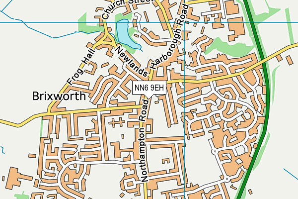 NN6 9EH map - OS VectorMap District (Ordnance Survey) NN6 9EH map - OS VectorMap District (Ordnance Survey)