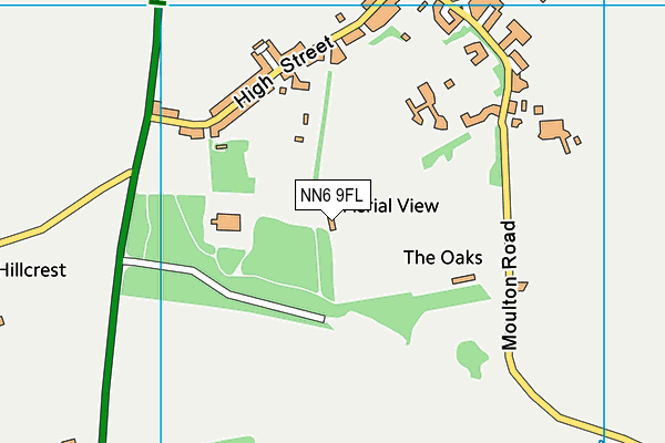 NN6 9FL map - OS VectorMap District (Ordnance Survey) NN6 9FL map - OS VectorMap District (Ordnance Survey)