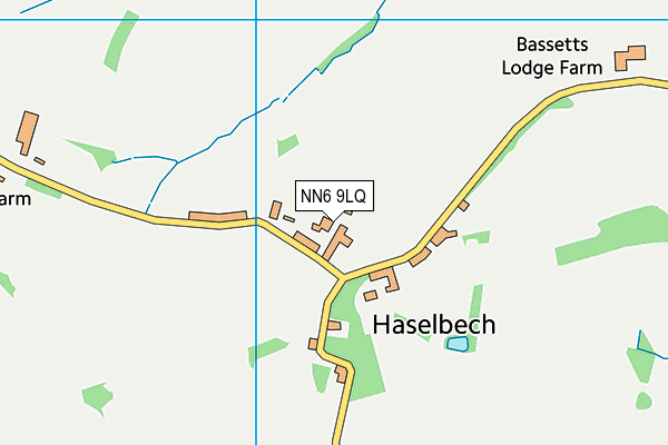 NN6 9LQ map - OS VectorMap District (Ordnance Survey)