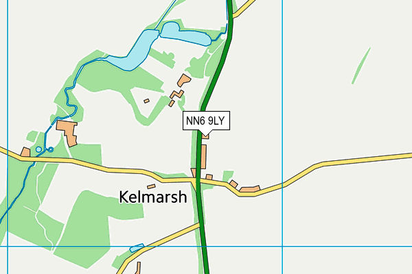 NN6 9LY map - OS VectorMap District (Ordnance Survey) NN6 9LY map - OS VectorMap District (Ordnance Survey)