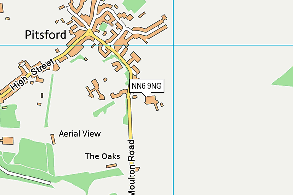 NN6 9NG map - OS VectorMap District (Ordnance Survey) NN6 9NG map - OS VectorMap District (Ordnance Survey)