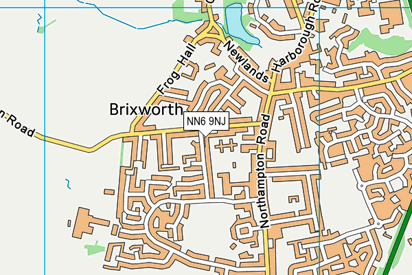 NN6 9NJ map - OS VectorMap District (Ordnance Survey) NN6 9NJ map - OS VectorMap District (Ordnance Survey)