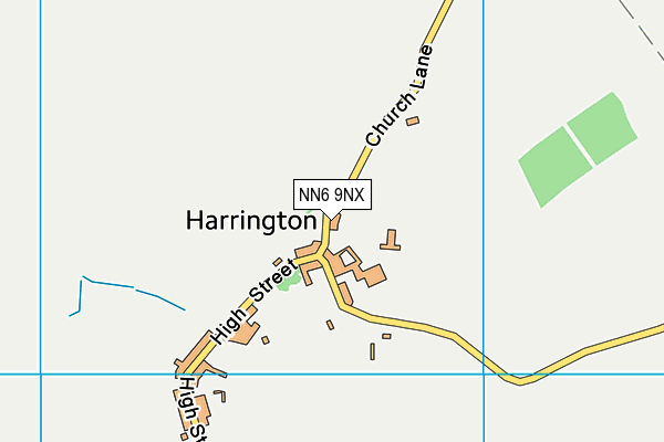 NN6 9NX map - OS VectorMap District (Ordnance Survey)