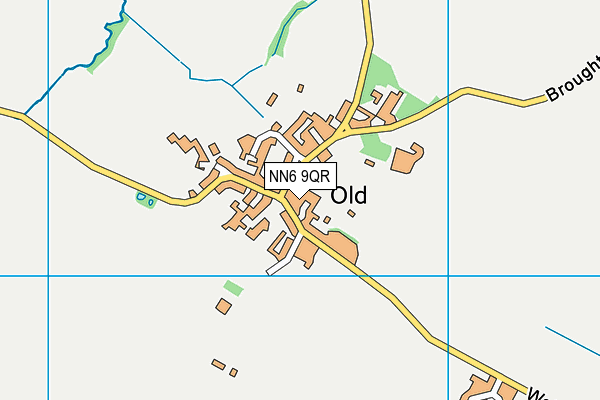 NN6 9QR map - OS VectorMap District (Ordnance Survey) NN6 9QR map - OS VectorMap District (Ordnance Survey)