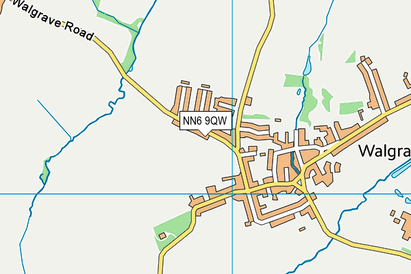 NN6 9QW map - OS VectorMap District (Ordnance Survey) NN6 9QW map - OS VectorMap District (Ordnance Survey)