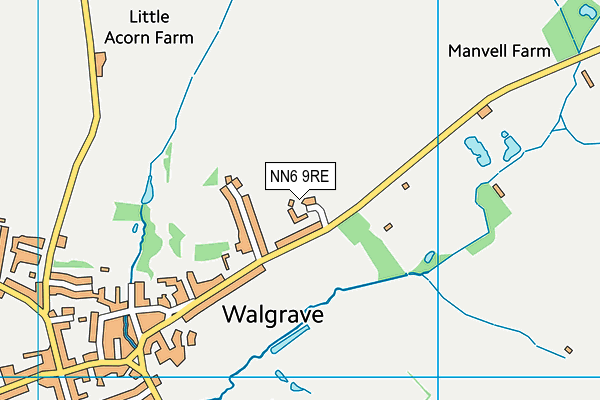 NN6 9RE map - OS VectorMap District (Ordnance Survey) NN6 9RE map - OS VectorMap District (Ordnance Survey)