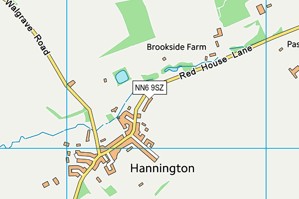 NN6 9SZ map - OS VectorMap District (Ordnance Survey)
