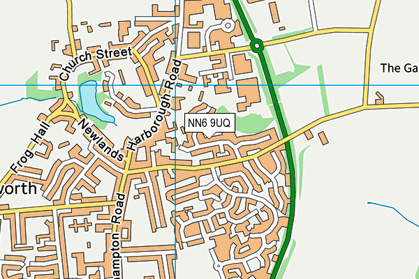 NN6 9UQ map - OS VectorMap District (Ordnance Survey) NN6 9UQ map - OS VectorMap District (Ordnance Survey)