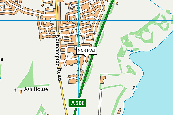 NN6 9WJ map - OS VectorMap District (Ordnance Survey) NN6 9WJ map - OS VectorMap District (Ordnance Survey)