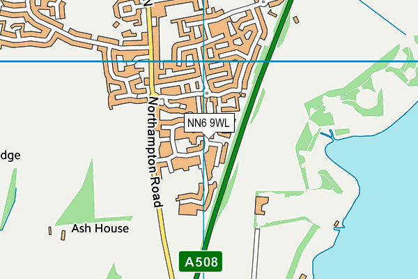 NN6 9WL map - OS VectorMap District (Ordnance Survey) NN6 9WL map - OS VectorMap District (Ordnance Survey)