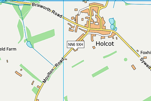 NN6 9XH map - OS VectorMap District (Ordnance Survey) NN6 9XH map - OS VectorMap District (Ordnance Survey)