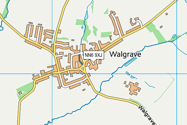 NN6 9XJ map - OS VectorMap District (Ordnance Survey) NN6 9XJ map - OS VectorMap District (Ordnance Survey)