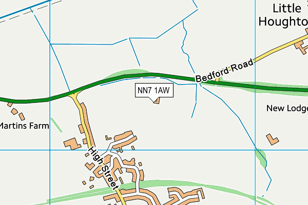 NN7 1AW map - OS VectorMap District (Ordnance Survey) NN7 1AW map - OS VectorMap District (Ordnance Survey)