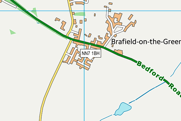 NN7 1BH map - OS VectorMap District (Ordnance Survey) NN7 1BH map - OS VectorMap District (Ordnance Survey)