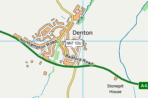 NN7 1DU map - OS VectorMap District (Ordnance Survey) NN7 1DU map - OS VectorMap District (Ordnance Survey)