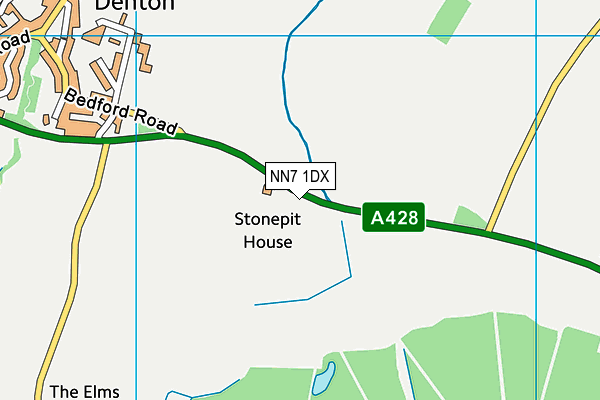 NN7 1DX map - OS VectorMap District (Ordnance Survey) NN7 1DX map - OS VectorMap District (Ordnance Survey)