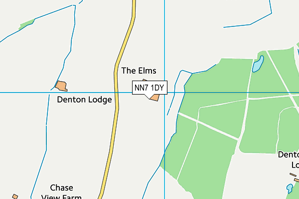 NN7 1DY map - OS VectorMap District (Ordnance Survey) NN7 1DY map - OS VectorMap District (Ordnance Survey)