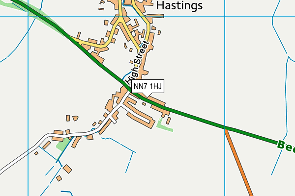 NN7 1HJ map - OS VectorMap District (Ordnance Survey) NN7 1HJ map - OS VectorMap District (Ordnance Survey)