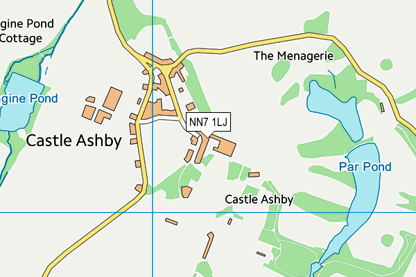 NN7 1LJ map - OS VectorMap District (Ordnance Survey) NN7 1LJ map - OS VectorMap District (Ordnance Survey)