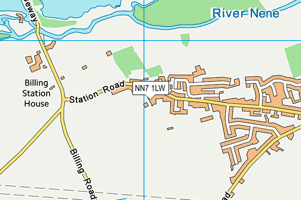 NN7 1LW map - OS VectorMap District (Ordnance Survey) NN7 1LW map - OS VectorMap District (Ordnance Survey)