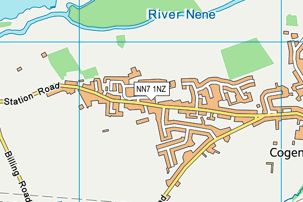 NN7 1NZ map - OS VectorMap District (Ordnance Survey) NN7 1NZ map - OS VectorMap District (Ordnance Survey)
