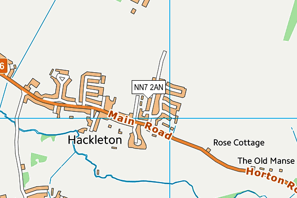 NN7 2AN map - OS VectorMap District (Ordnance Survey) NN7 2AN map - OS VectorMap District (Ordnance Survey)