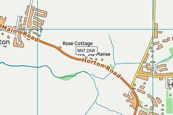 NN7 2AW map - OS VectorMap District (Ordnance Survey) NN7 2AW map - OS VectorMap District (Ordnance Survey)