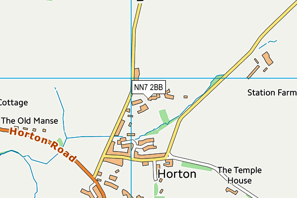 NN7 2BB map - OS VectorMap District (Ordnance Survey) NN7 2BB map - OS VectorMap District (Ordnance Survey)
