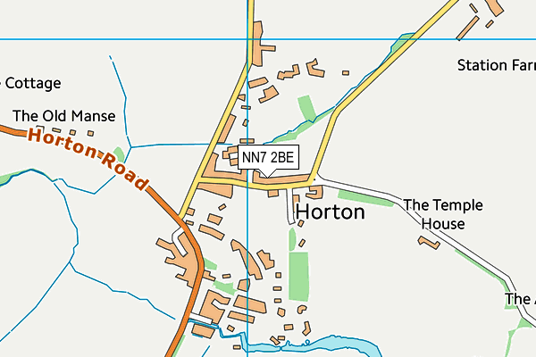 NN7 2BE map - OS VectorMap District (Ordnance Survey) NN7 2BE map - OS VectorMap District (Ordnance Survey)