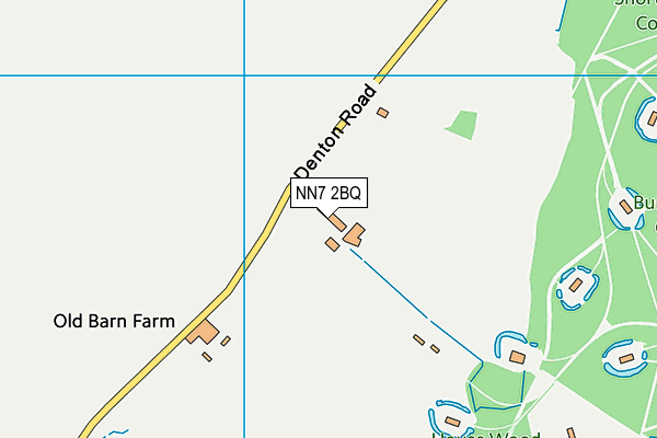 NN7 2BQ map - OS VectorMap District (Ordnance Survey)