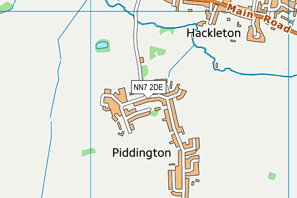 NN7 2DE map - OS VectorMap District (Ordnance Survey) NN7 2DE map - OS VectorMap District (Ordnance Survey)