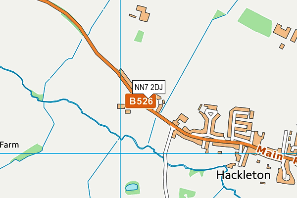 NN7 2DJ map - OS VectorMap District (Ordnance Survey) NN7 2DJ map - OS VectorMap District (Ordnance Survey)
