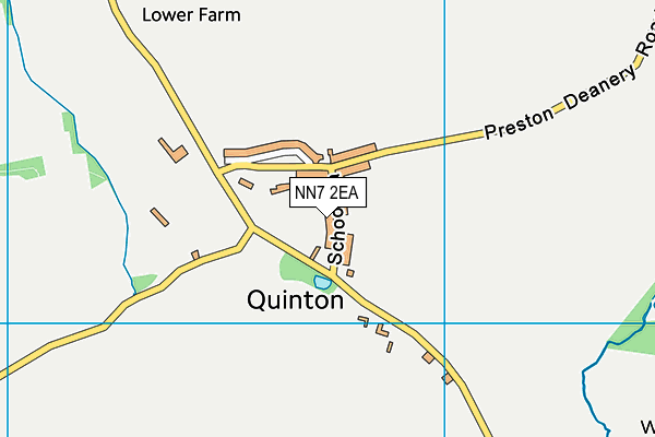 NN7 2EA map - OS VectorMap District (Ordnance Survey) NN7 2EA map - OS VectorMap District (Ordnance Survey)