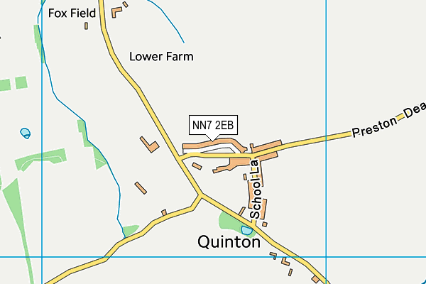 NN7 2EB map - OS VectorMap District (Ordnance Survey)