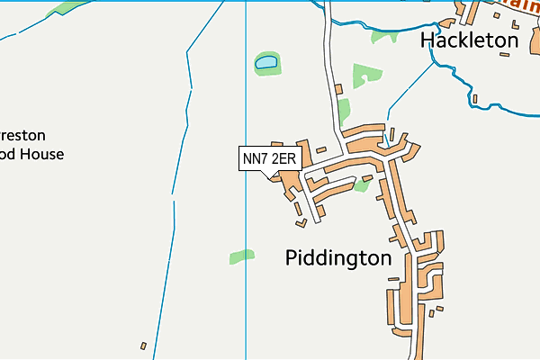 NN7 2ER map - OS VectorMap District (Ordnance Survey)
