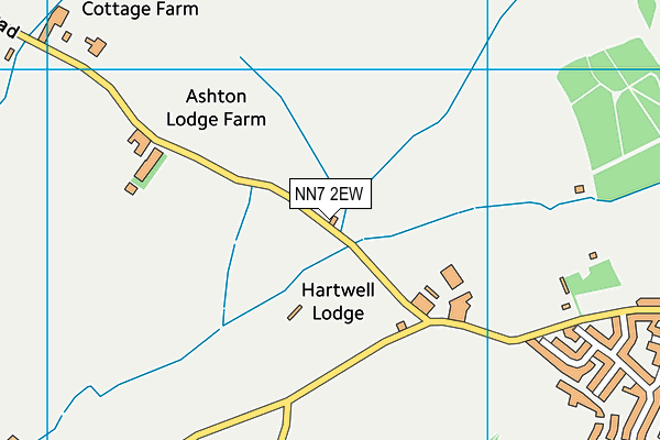 NN7 2EW map - OS VectorMap District (Ordnance Survey) NN7 2EW map - OS VectorMap District (Ordnance Survey)