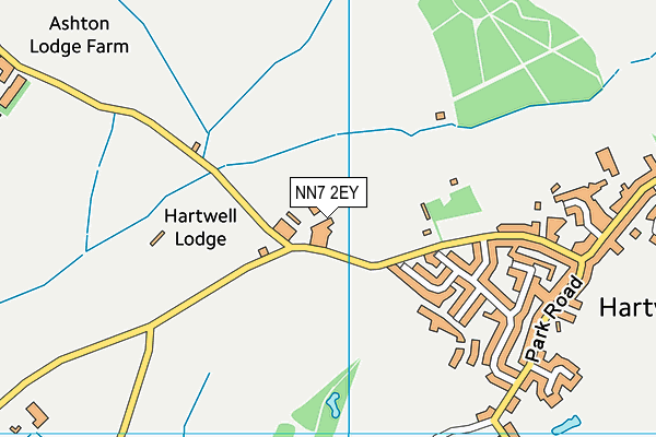 NN7 2EY map - OS VectorMap District (Ordnance Survey) NN7 2EY map - OS VectorMap District (Ordnance Survey)
