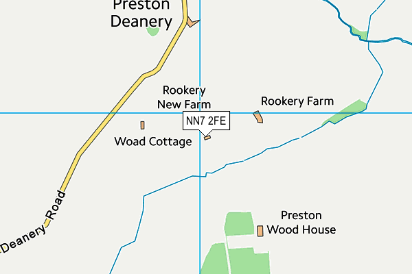 NN7 2FE map - OS VectorMap District (Ordnance Survey) NN7 2FE map - OS VectorMap District (Ordnance Survey)
