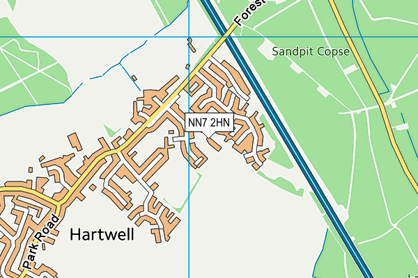 NN7 2HN map - OS VectorMap District (Ordnance Survey) NN7 2HN map - OS VectorMap District (Ordnance Survey)
