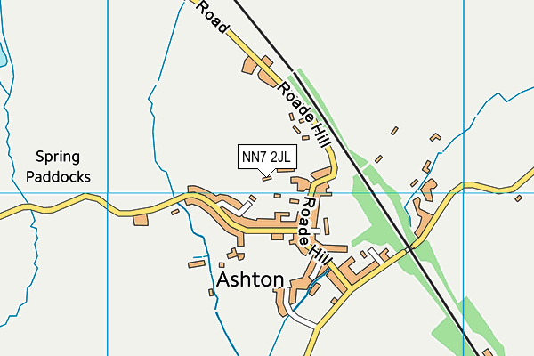 NN7 2JL map - OS VectorMap District (Ordnance Survey) NN7 2JL map - OS VectorMap District (Ordnance Survey)