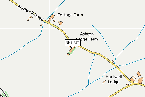 NN7 2JT map - OS VectorMap District (Ordnance Survey) NN7 2JT map - OS VectorMap District (Ordnance Survey)