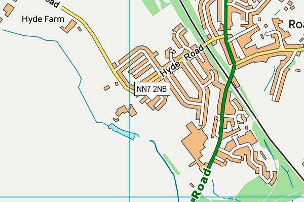 NN7 2NB map - OS VectorMap District (Ordnance Survey) NN7 2NB map - OS VectorMap District (Ordnance Survey)