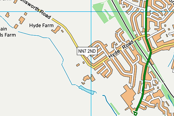 NN7 2ND map - OS VectorMap District (Ordnance Survey) NN7 2ND map - OS VectorMap District (Ordnance Survey)
