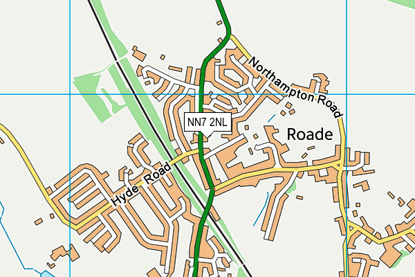 NN7 2NL map - OS VectorMap District (Ordnance Survey)