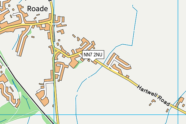 NN7 2NU map - OS VectorMap District (Ordnance Survey) NN7 2NU map - OS VectorMap District (Ordnance Survey)