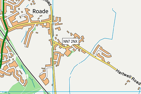 NN7 2NX map - OS VectorMap District (Ordnance Survey) NN7 2NX map - OS VectorMap District (Ordnance Survey)