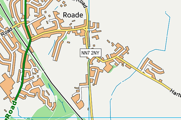 NN7 2NY map - OS VectorMap District (Ordnance Survey) NN7 2NY map - OS VectorMap District (Ordnance Survey)