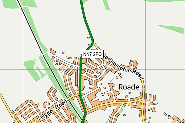 NN7 2PQ map - OS VectorMap District (Ordnance Survey) NN7 2PQ map - OS VectorMap District (Ordnance Survey)